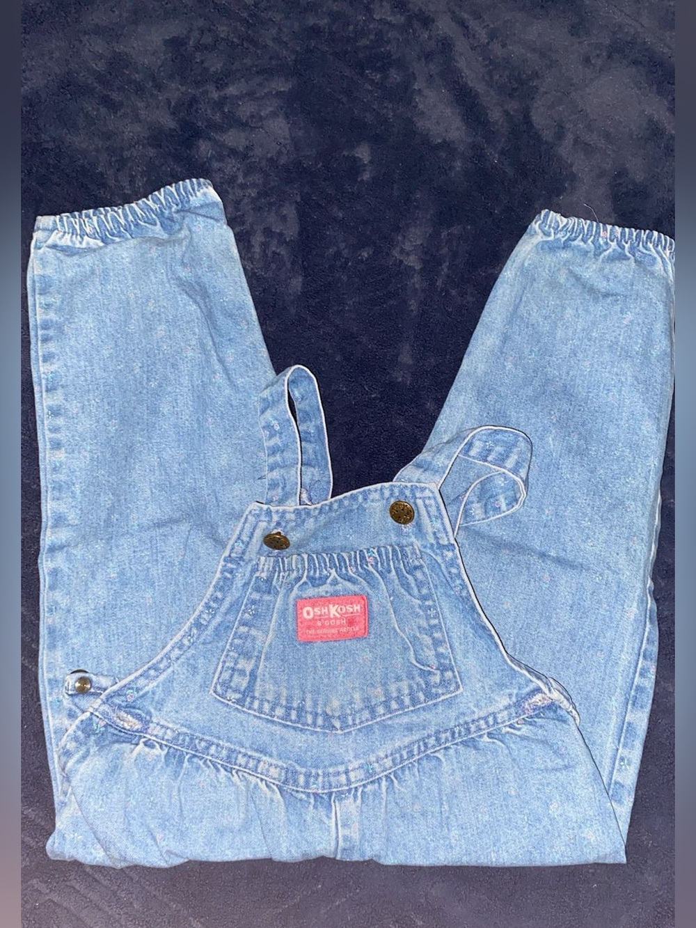 OshKosh B'gosh Light Blue Denim Bib Overalls for Toddler